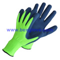 13 Gauge Nylon Liner, Latex Double Coating, Sandy Finish Glove